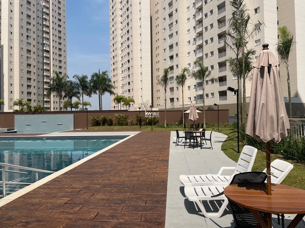 Lindo apartamento MOBILIADO de 1 quarto no Alvoradas Arboville -  Condomínio clube - imagem 24